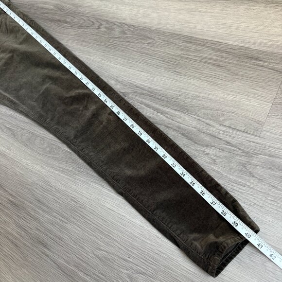 AG Adriano Goldschmeid The Farrah Skinny Velvet Pants Size 30R - Picture 9 of 10